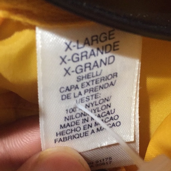 Yellow FILA sleeveless puffer jacket - Picture 6 of 7